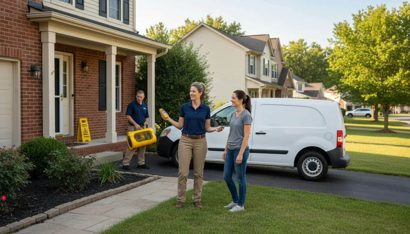 Water restoration image for Fire And Smoke Damage Restoration in Carrsville, VA